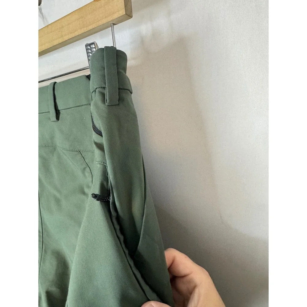 Kit and Ace Mens Navigator Stretch Trousers Olive Green Tapered Pants Size 30X29
